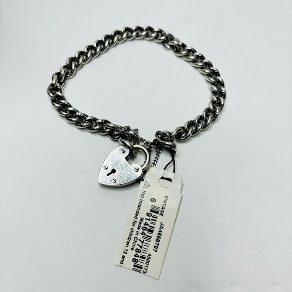 New FOSSIL Silver Chain Bracelet - Picture 2 of 9